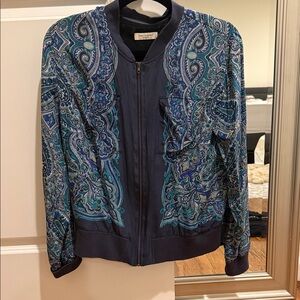 Equipment Paisley Print Lightweight Jacket